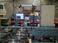 Olmed UK turnkey laser height system for inspecting bearings in railway industry