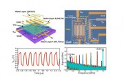 Five-stage ring oscillator based on a direct-coupled transistor logic technology, seamlessly integrated side-by-side on a single sheet of bilayer MoS2