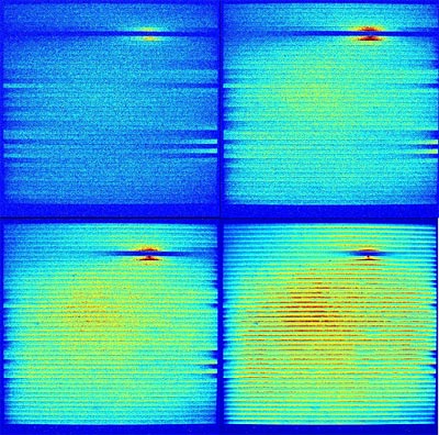  Imaging of CIGS taken with Raptor Falcon EMCCD camera from 80mA to 600mA and 500ms to 300ms exposure times.