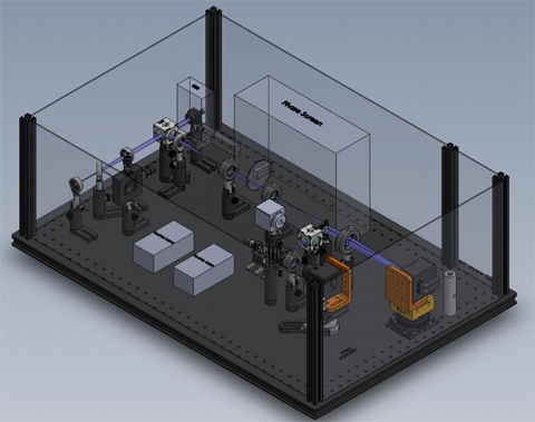 Example of open-architecture adaptive bench: Alpao AOS system
