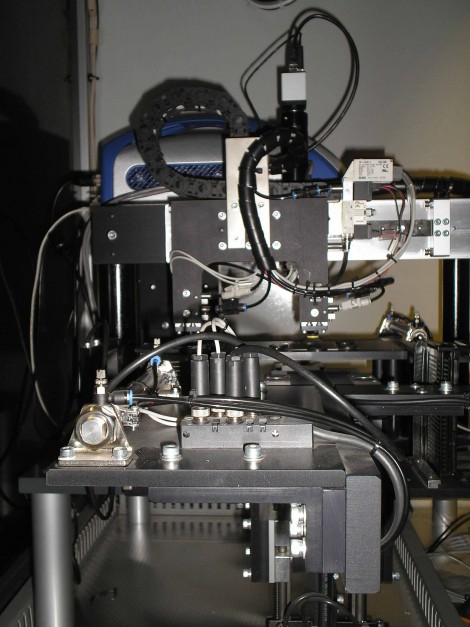 Baumer camera at the vision station