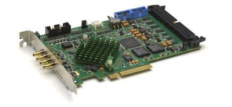 High-end quad frame grabbers enable a system integrator to interface up to four cameras to a single PCI Express slot running at 6.25Gbit/sec, or a single camera at 25Gbit/sec. 