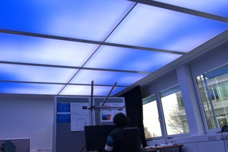 Virtual sky using LED lighting technology