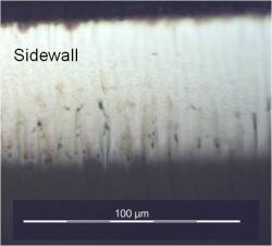 Fig.5 - Finish of stent wall produced with Talisker picosecond laser. Image courtesy of Coherent Inc.