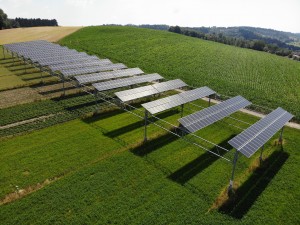 BayWa re The agrophotovoltaic system in Heggelbach near Lake Constance in Germany