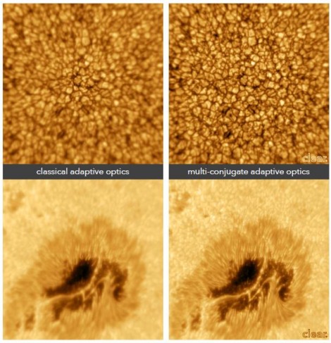 Massive section of sun's surface