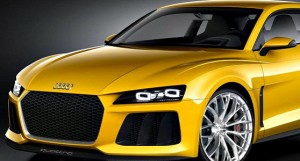 Laser diode headlights in Audi Sport Quattro Image courtesy Audi Laser diode headlights in Audi Sport Quattro Image courtesy Audi