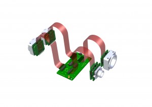 Connection of four FSM sensor modules Connection of four FSM sensor modules