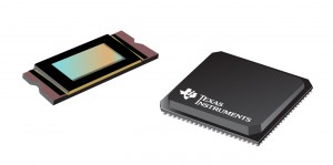 The TI DLP4500NIR DLP device optimized for use with near infrared light LEFT The DLPC350 controller RIGHT The TI DLP4500NIR DLP device optimized for use with near infrared light LEFT The DLPC350 controller RIGHT