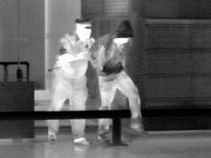 Thermal image at Vail Airport, Vail, Colorado, US Thermal image at Vail Airport, Vail, Colorado, US