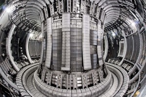 Interior of JETs vacuum vessel Interior of JETs vacuum vessel