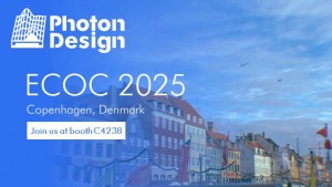 Photon Design will exhibit at ECOC 2025 in Copenhagen