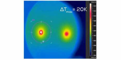 low-thermal lensing dispersive mirror with a GDD of -1000fs2