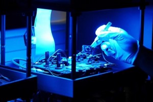 In the HySPRINT lab at HZB, the team of Steve Albrecht developed a perovskite technology that can now be combined with mass produced silicon solar cells by QCELLS to make highly efficient tandem cells Image Credit Amran Al-AshouriHelmholtz-Zentrum Berlin
