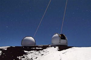 Laser Guide Star Adaptive Optics LGS AO at the Keck Observatory, Hawaii Image courtesy of Andrew Cooper Laser Guide Star Adaptive Optics LGS AO at the Keck Observatory, Hawaii Image courtesy of Andrew Cooper