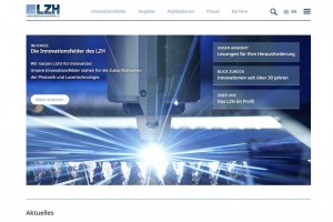 The new website wwwlzhde puts the innovation fields and the services of the LZH in the foreground Photo LZH