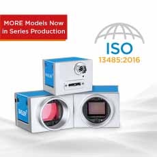 More models in series production Basler MED ace USB 30 cameras with 9 MP and 12 MP resolution