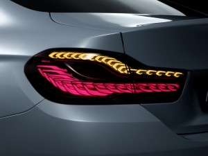 The tail lights for the BMW M4 Concept Iconic Lights feature OLEDs from Osram Picture BMW The tail lights for the BMW M4 Concept Iconic Lights feature OLEDs from Osram Picture BMW