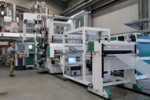Production line for multilayer flat-films with measurement system, Fraunhofer ILT Production line for multilayer flat-films with measurement system, Fraunhofer ILT