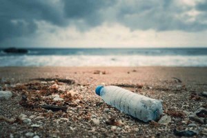 plastic bottle by the ocean plastic bottle by the ocean