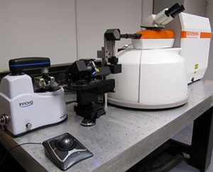 The Bruker Innova AFM and Renishaw inVia Raman spectrometer make a powerful combination for materials characterisation The Bruker Innova AFM and Renishaw inVia Raman spectrometer make a powerful combination for materials characterisation