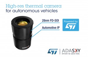AdaSky, STMicroelectronics Bring DayNight High-Res Vision and Perception to Cars
