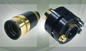 Manual and Motorised versions of the Model 200 3x non-Browning zoom lens lens courtesy Resolve Optics Ltd