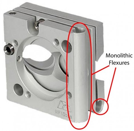 Next-generation monolithic flexure mount