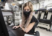 Abigail Meyer, a PhD candidate at the Colorado School of Mines and National Renewable Energy Laboratory, is the lead author of a new paper detailing efforts to pinpoint the source of the LID phenomenon Photo by Dennis Schroeder, NREL