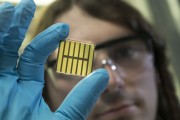 In terms of efficiency, perovskite solar cells have caught up on silicon solar cells, but some of their properties are not yet understood completely Photo Markus Breig, KIT