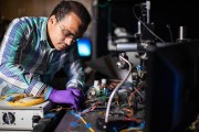 The advantage to Ramy Radys chip design project over all previous solutions is its small size and high-speed operation CREDIT Justin Baetge, Texas AM Engineering