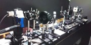 Visible light beam size monitor showing four cables connected to a Mikrotron CXP-12 camera running into a BitFlow Claxon CXP4 PCIe quad frame grabber to achieve 50GBsec data transfer rates Image courtesy of SuperKEKB