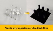 The teams ultrablack coating can be applied to curved surfaces and magnesium alloys to trap nearly all light CREDIT Jin et al