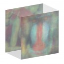 Researchers developed a 3D full-color display method that uses a smartphone screen, rather than a laser, to create holographic images Shown are their experimental results, in which a continuous transition from the first layer to the second layer is observ