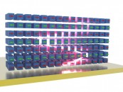 Light trapped inside a magnetic crystal can strongly enhance its magneto-optical interactions CREDIT Image created by Rezlind Bushati