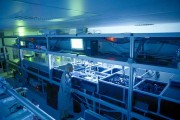 The laser system Wave Synthesizer 100 LWS100 spans 11 metres in length and generates extremely short laser pulses Credit Mattias Pettersson