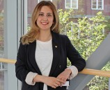 Nooshin Mortazavi, materials researcher at Chalmers Department of Physics Photo credit Heln Rosenfeldt