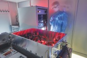 Fraunhofer ILT, Aachen, GermanyVolker Lannert The quantum frequency converter from Aachen is a key element for building the quantum internet